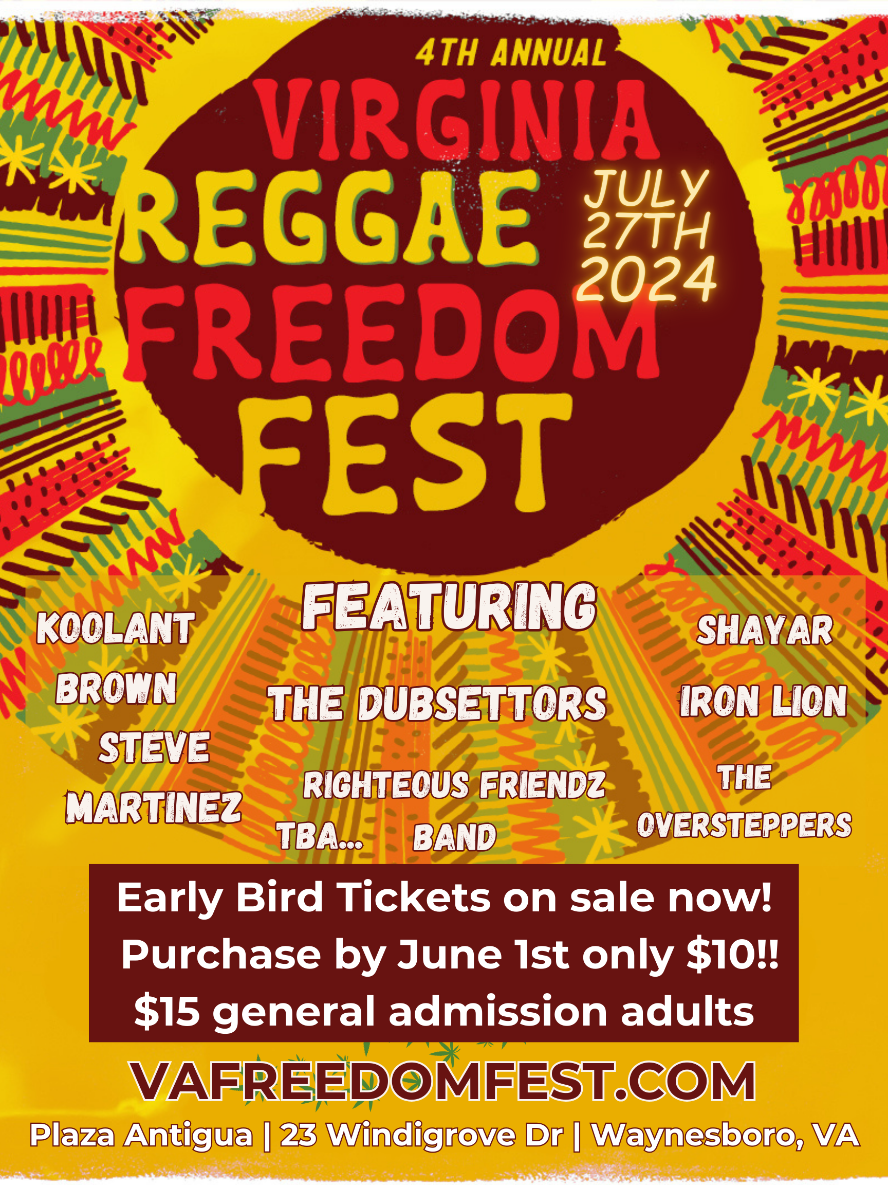 VA Reggae FreedomFest 2023